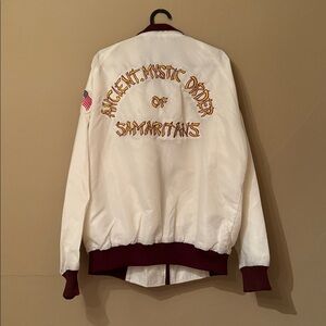 Vintage Ancient Mystic Order of Samaritans Bomber Jacket